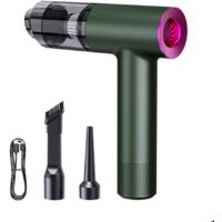 LOLLANDA Cordless portable mini vacuum cleaner, handheld vacuum cleaner, car vacuum cleaner, vert