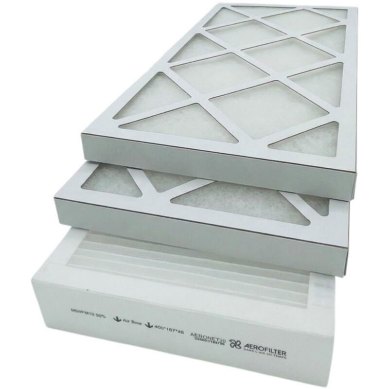Lot De 2 Filtres Anti-Pollen VMI Officiels – Compatibles Urban, Cube, Cave, Galbée – G4 Coarse 65% – Purification Air Intérieur