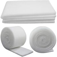 Aerofilter - Filtre à Découper G4 Polyester 200g/m² ISO16890 - 2m² (2mx1m) 20mm - VMC Double Flux Climatisation PAC