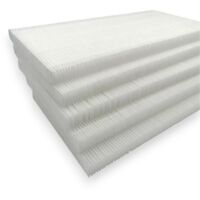 Aerofilter - Lot 4 Filtres M5 VMC Atlantic Double Flux - Duocosy/HR HY/Duolix Eco/Primo - 400x190x22mm - Entreprise Française