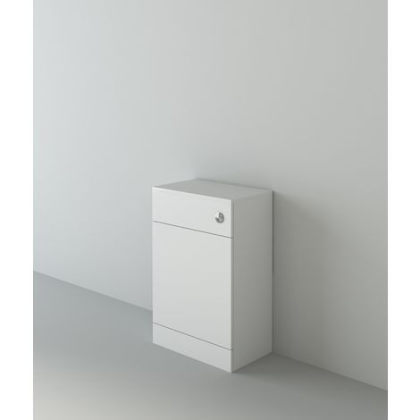 VeeBath Linx Back to Wall BTW WC Toilet Unit Gloss White Furniture - 500 x 300mm