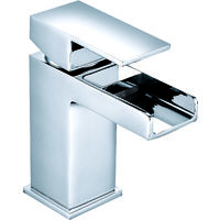 VeeBath Cosmo White Gloss 500mm Floor Vanity Basin Cabinet & Base Toilet Set
