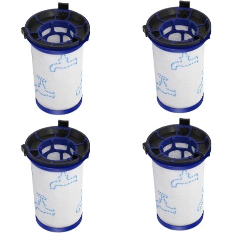 4-teiliges HEPA-Filter-Ersatzset für Rowenta Air Force 360 Staubsauger RH9037 RH9038 RH9039 RH9051WO RH9057WO RH9086WO (ersetzt ZR009001) (1/5)