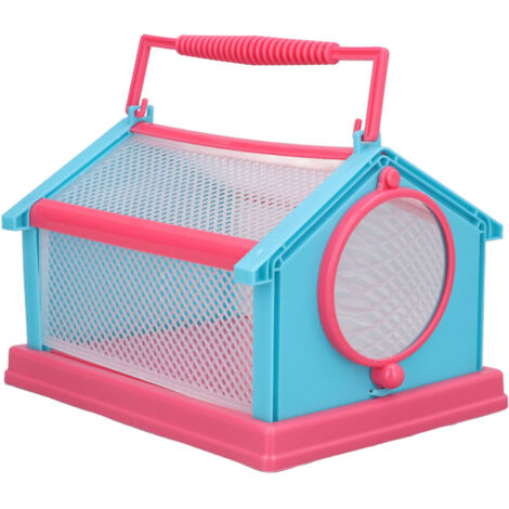 Tragbare Insektenbox mit Griff, atmungsaktivem und belüftetem Deckel, leicht zu beobachtende Insektenfalle für Naturerkundungen (1/5)