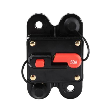 Wasserdichter Leitungsschutzschalter, selbstrückstellender Sicherungshalter, wasserdichter Sicherungshalter für 12-24V Fahrzeuge oder Boote (1/5)