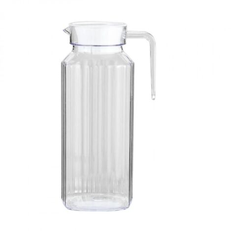 1,5-Liter-Saftkaraffe aus Acryl – EINNENFFER – Hitzebeständig und kaltwasserfest, mit tropffreiem Ausgießer und ergonomischem Griff (1/5)