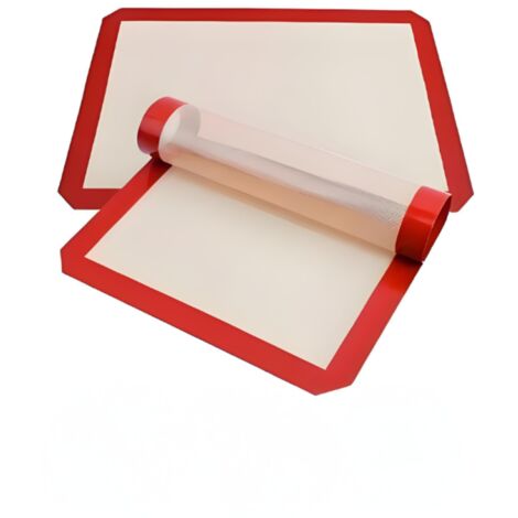 2er-Set Silikon-Backmatten 40 x 30 cm – Antihaftbeschichtung, bis zu 5000 Mal wiederverwendbar – 150 g (1/5)