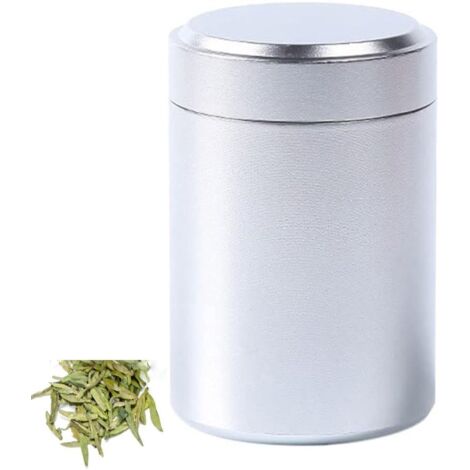 EINNENFFER Tragbare, luftdichte Teedose aus Metall – Elegantes Design, optimaler Schutz für Ihren Tee, ideal für Zuhause oder Büro (1/5)