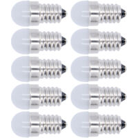 10er-Pack E14-Energiespar-LED-Lampen, warmweißes Licht, für Decken- und Wandleuchten, 500 lm, 1,5 W, 24 V