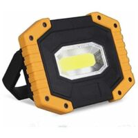 30W 2000lm Wiederaufladbarer LED-Fluter, 3 Modi, USB-tragbare Laterne für Baustellen, Camping, Garagen, Werkstätten (1 Stück)