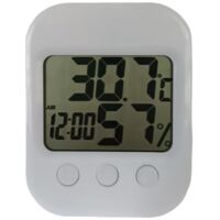 Digitales Thermometer und Hygrometer – Wandmonitor für Temperatur und Luftfeuchtigkeit in Innenräumen, geeignet für Babyzimmer, Zuhause und Büro
