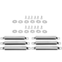 Gasgrill-Ersatzteil-Reparaturset, inklusive 2 verstellbarer Edelstahl-Durchlassrohre für Grillroste.