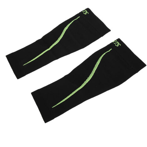 Kompressionsstrumpf für Wade und Schienbein, ideal zum Laufen und Trainieren, schwarz, Größe XXL.