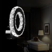K9 Crystal LED-Wandleuchte, 16 W, geeignet für Nachttisch, Schlafzimmer, Wohnzimmer, Flur, Esszimmer und Korridor, 6500 K kaltweißes Licht.