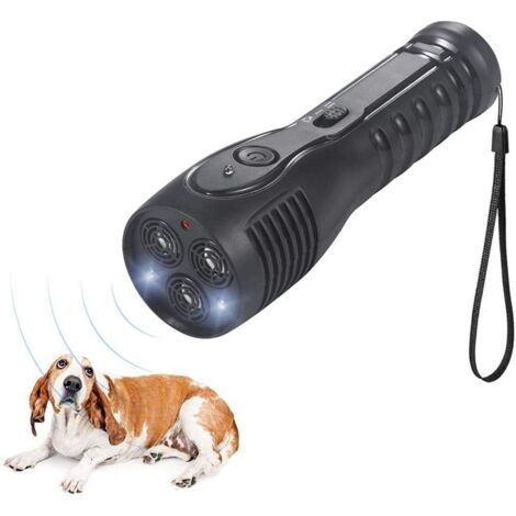 Ultraschall-Hundeabwehrgerät, tragbares Ultraschall-Antibellgerät für Hunde, wiederaufladbares Ultraschall-Hundeabwehrgerät, absolut sicher und harmlos für Hunde (1/5)