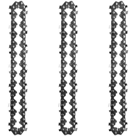 4 Zoll Mini Manganstahlkette Kettensäge Ersatzkette Kettensäge Zubehör Anpassung SPU: E14228, E14227, E14226, E14162, E14157 3 Stk. (1/5)