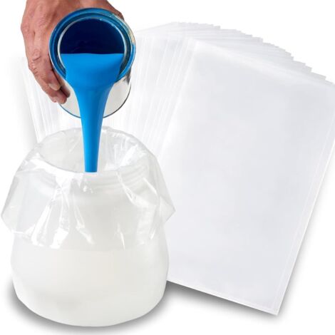 80er-Pack Einlagen für Farbsprühsystem, Einweg Farbsprühgerät Zubehör, Transparente Lackierpistole Tasche, Farb- und Materialwechsel leicht (20X30CM – 80 Stück) (1/5)