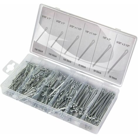 Splinte Sortiment 555 Stk. Splint Sortimentbox Sortimentskasten Industrie (1/3)
