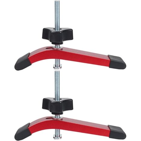 2 Stück T Nut Schiene Splint, T-Track Halteklemmen, T-Nut Schienenklemm Set aus MetallSchnellspanner Niederhalter T-Nut T-Schienensatz Holzbearbeitungswerkzeuge (1/5)
