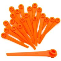 20 x PREMIUM Ersatzmesser-Set für Gardena Rasentrimmer – Kunststoffmesser kompatibel mit Gardena AccuCut, Comfort Cut Li18/23R & LI18/23RO, Li-18/23R 9823