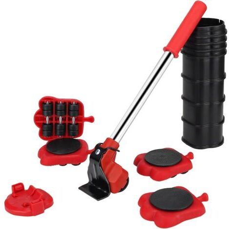 Sollbry Kit de Deplace Meuble a Roulette 13 Pièce Leve Meuble Lourd Élévateur de Meubles Furniture Lifter Set pour Sofa Machine à Laver Garde-Robe Réfrigérateur Piano (1/5)