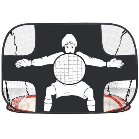 Sollbry Buts de Football Portables pour Enfant, 2-en-1 Pop-Up Design Filet de Football Pliable avec Sac de Transport, Jardin, Filet de Football D’entraînement en Plein Air de Plage 120x80x80cm (1/5)