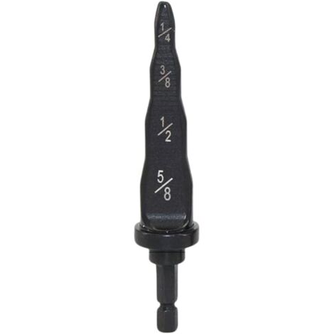 Sollbry Outil de sertissage de tuyau en cuivre Extenseur métrique anglais pour poignée hexagonale perceuse manuelle Tube Expander (1/4)