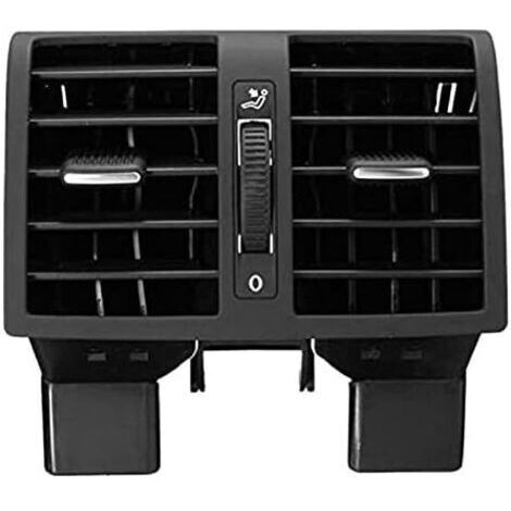 Sollbry – Grille d'aération arrière pour console centrale Touran 2003-2015 – Compatible Caddy 2004-2015 – Installation facile – Matériau plastique noir - 1TD819203 (1/5)