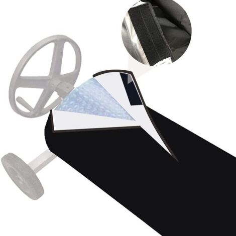 Sollbry Enrouleur De Couverture Solaire Housse De Protection, Housse Enrouleur pour Protection Piscine, Imperméable Bâche Piscine en Tissu, Housse De Protection Étanche Pare-Sole Couverture(49096cm) (1/4)