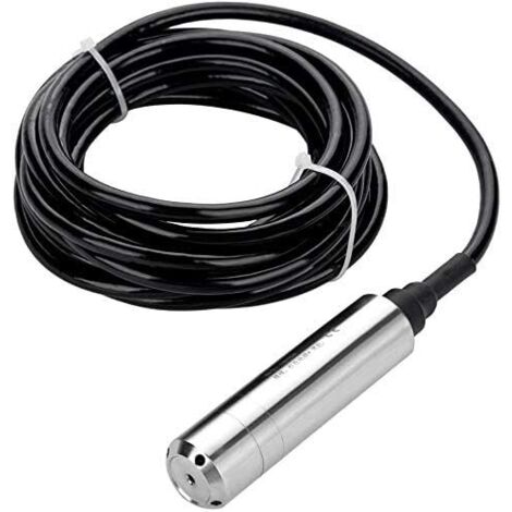 Sollbry – Capteur de niveau d'eau 0-5 m – Alimentation DC 24 V – Sortie 4-20 mA – Acier inoxydable 316 – Câble étanche pour usage sécurisé