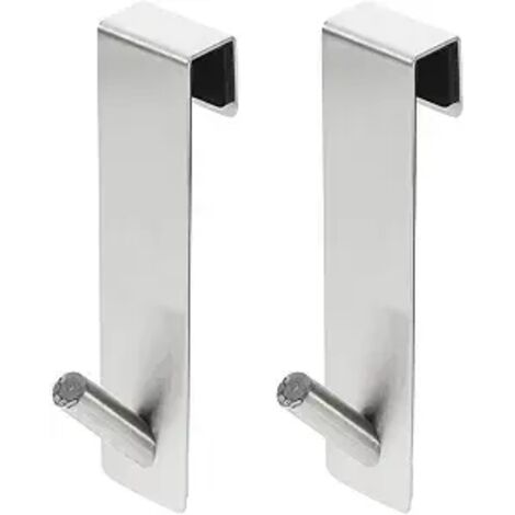 Sollbry 2 Crochets pour Cabine de Douche - Sans Perçage - Intérieur Coussiné - Acier Inox (1/5)