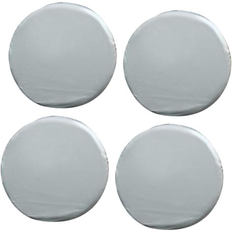 Sollbry 4 pièces housse de pneu de secours housse de pneu de roue universelle housse de roue universelle housses de pneu résistantes aux intempéries housses de pneu anti-poussière housse de protection (1/3)