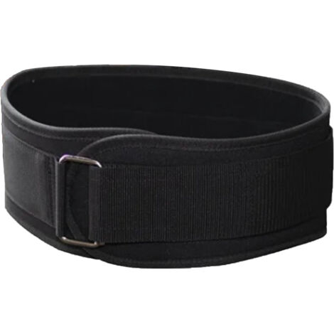 Atmungsaktiver Gewichthebergürtel aus EVA-Nylon, bequem und verstellbar, Unisex, schwarz, Größe M. (1/5)