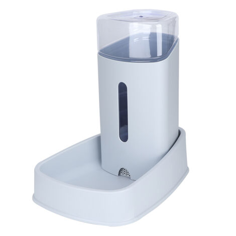 Automatischer Trinkbrunnen für Hunde und Katzen, großes Fassungsvermögen (3,8 l), mit Filter und Trinknapf (blau)
