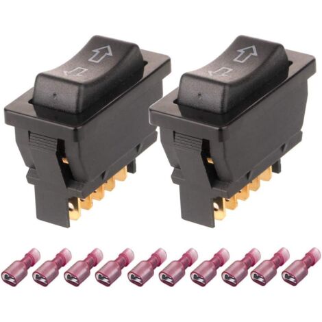 universelle 5-polige DPDT-Taster für elektrische Fensterheber in Pkw oder Lkw (12 V/24 V DC) – Schalter Nr. 3 (1/5)