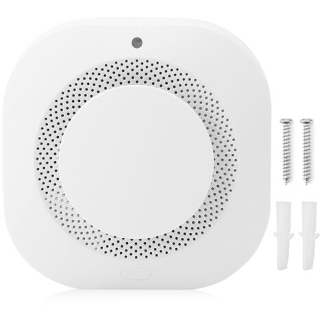 Eigenständiger Rauchmelder, Brandschutz, akustischer und optischer Alarm, drahtloser intelligenter Sensor (1/5)
