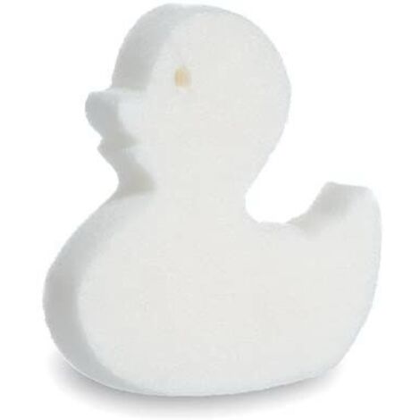 40 saugfähige, entenförmige Schwämme aus cremefarbenem Schaumstoff für Whirlpool, Spa und Schwimmbad. (1/5)