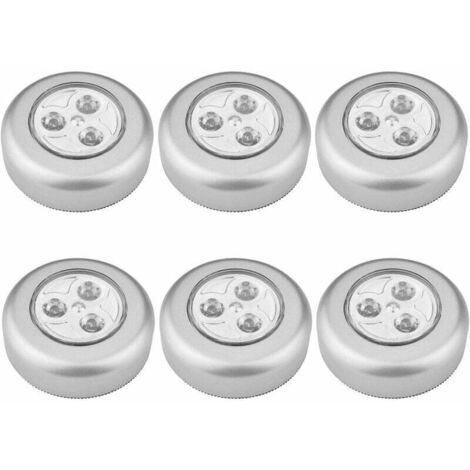 Batteriebetriebene, selbstklebende LED-Leuchten, selbstklebendes LED-Nachtlicht, betrieben mit 3 Batterien / Batterien für Kleiderschrank / Abstellraum / Regal / Eingangsbereich / Küche / Flur (1/5)