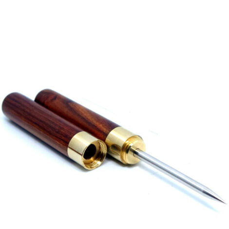 Eispickel aus Edelstahl mit Holzgriff, Küchenutensil (braun) - Eispickel aus Edelstahl mit Holzgriff, Küchenutensil (braun) (1/5)