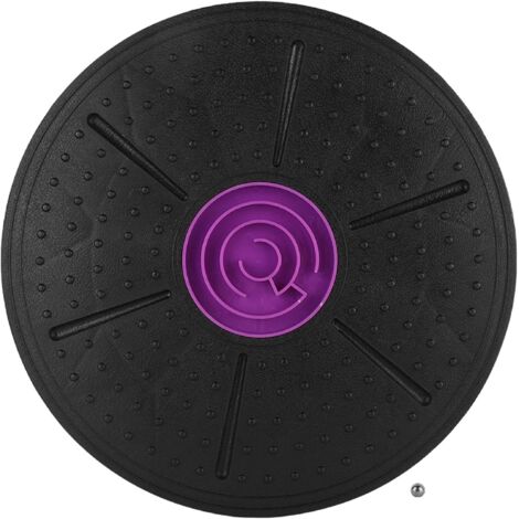 Maze Balance Board – 1 Stück – Robustes Kunststoffmaterial – 360°-Drehung – Fitness, Yoga, Büro – Lila