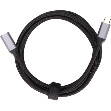 Typ-C-Verlängerungskabel, unterstützt 4K 60Hz Auflösung, 10 Gbit/s Bandbreite, verschleißfester Typ-C Stecker auf Typ-C Buchse, Gehäuse aus Aluminiumlegierung. (1/5)
