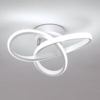 Moderne LED-Deckenleuchte, 22 W, 2500 lm, kleeblattförmiges Design, 6500 K kaltweißes Licht, geeignet für Schlafzimmer, Küchen, Wohnzimmer und Flure.