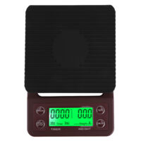 Filterkaffeewaage mit Timer, tragbare digitale elektronische Küchenwaage, Lebensmittelwaage, Rotweinwaage, 3 kg/0,1