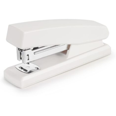 Agrafeuse, agrafeuse de bureau, petite agrafeuse de bureau, blanche, Relieuse de bureau portable (1/5)