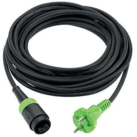Cordon d'alimentation secteur 230 V (norme européenne) de 5 m (Pièce de rechange) — Compatible avec les meuleuses d'angle et aspirateurs Festool (Réf. 489421)