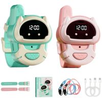 Montres talkie-walkie pour enfants, longue portée Talkie-walkie pour enfants, montre talkie-walkie avec radio longue portée et interphone interactif