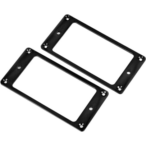 2 Pièces Cadre de Micro Humbucker Noir pour Guitare Électrique, Montage et Remplaisement de Bague de Décoration (1/5)