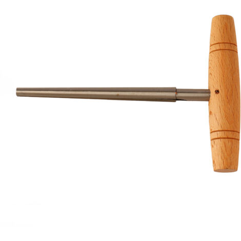 Alésoir à Main pour Trou de Cheville de Guitare, Outil de Perçage et Découpe avec Manche en Bois Massif (1/5)