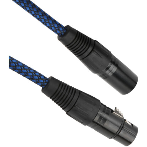 Câble DMX XLR 15m Mâle-Femelle pour Éclairage Scénique et Console Mixage (1/5)