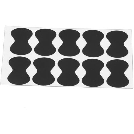 Autocollants antidérapants en silicone noir pour médiators de guitare - Accessoires de musique (1/5)